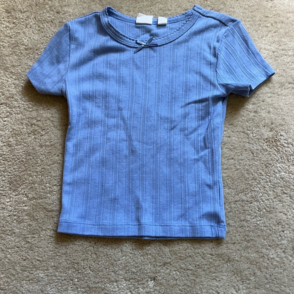 GAP Kids Blue Short Sleeve Tee Size XS